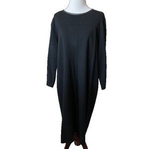 Lauren by Ralph Lauren Long Sleeve Black Dress | Below the Knee | XL